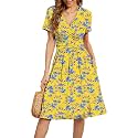 WEACZZY Women39s Summer Short Sleeve Casual Dresses