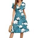 WEACZZY Women39s Summer Short Sleeve Casual Dresses