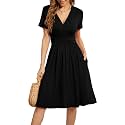 WEACZZY Women39s Summer Short Sleeve Casual Dresses