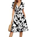 WEACZZY Women39s Summer Short Sleeve Casual Dresses
