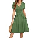 WEACZZY Women39s Summer Short Sleeve Casual Dresses