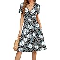 WEACZZY Women39s Summer Short Sleeve Casual Dresses