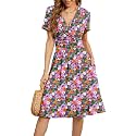 WEACZZY Women39s Summer Short Sleeve Casual Dresses