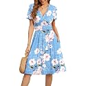 WEACZZY Women39s Summer Short Sleeve Casual Dresses
