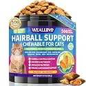 WEALLIN Cat Hairball Support Chews Cat Hairball Remedy Treats 500 Chews