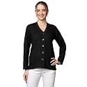 Wear lusso Women39s Woolen V-Neck Buttoned Full