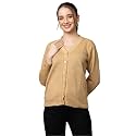 Wear lusso Women39s Woolen V-Neck Buttoned Full
