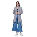 Wear lusso Womens Woolen V-Neck Open Front