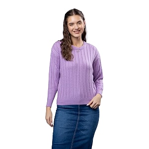 Wear lusso Womens Woolen Cable Knit Pullover