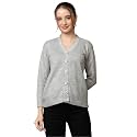 Wear lusso Women Woolen V Neck Casual