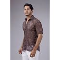 Wear a net Shirt Over a Contrasting
