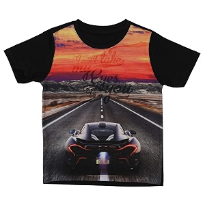 wear your mind Boys Cotton Poly Round