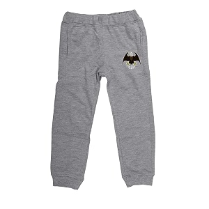 wear your mind kids unisex cotton poly full length joggers - grey kj0274