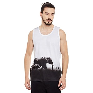 wear your mind Mens Printed Vest