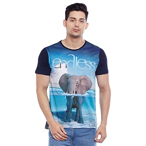 wear your mind Mens Printed Regular fit