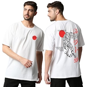 Wear Your Opinion Back Printed Oversize Tshirt