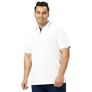 Wear Your Opinion Mens Plus Size Tipped