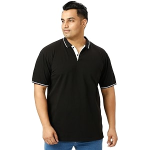 Wear Your Opinion Mens Plus Size Tipped