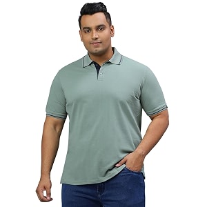 Wear Your Opinion Mens Plus Size Tipped