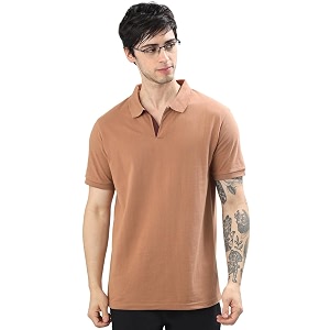 Wear Your Opinion Solid Cotton Rich Polo