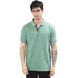 Wear Your Opinion Solid Cotton Rich Polo