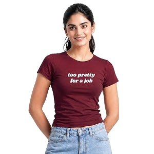Wear Your Opinion Womens Fitted Top Summer
