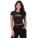 Wear Your Opinion Women's Fitted Top Summer Printed Tshirt Cuddle Baby Tees Short Sleeve 220 GSM Soft Fabric