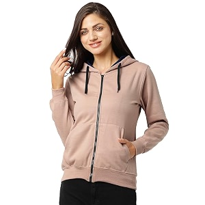 Wear Your Opinion Womens Fleece Zipper Hoodie