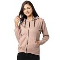 Wear Your Opinion Womens Fleece Zipper Hoodie