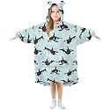 Wearable Blankets for Kids, Soft Warm Cozy Oversized Blanket Hoodie, Gifts 3-14 Y Boys Girls Teens with Pocket