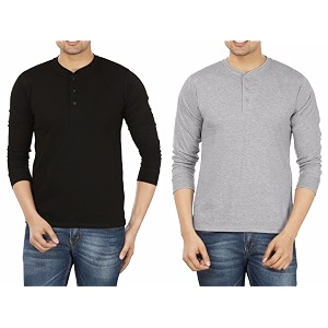 Weardo Mens Cotton T-Shirt Combo of 2