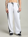 WEARDUDS Self Design Striped Men Grey Track