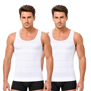 Wearslim Men Compression Shirt For Workout Vest