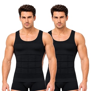 Wearslim Men Compression Shirt For Workout Vest