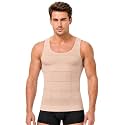 Wearslim Mens Slimming Body Shaper Vest Shirt