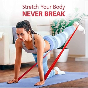 wearslim professional resistance loop bands  elastic exercise band set for women  best resistant workout loops for booty glute leg amp thigh exercising set of 3 15 meter each