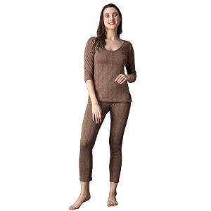 Wearslim Womens Cotton Quilted Winter Lightweight Thermal