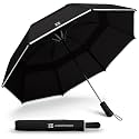 Weatherman Premium Trek Windproof Umbrella (Black)
