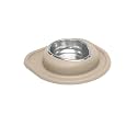 WeatherTech Single Low Pet Feeding System - Heavy-Duty Dog & Cat Food/Water Bowl - 16 oz (2 Cups) Tan (SL1602TN)