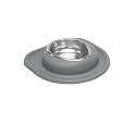 WeatherTech Single Low Pet Feeding System - Heavy-Duty Dog & Cat Food/Water Bowl - 16 oz (2 Cups) Dark Grey (SL1602DG)