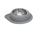 WeatherTech Single Low Pet Feeding System - Heavy-Duty Dog &amp; Cat Food/Water Bowl - 96 oz (12 Cups) Dark Grey (SL9603DG)