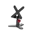 WeatherTech TabletHolder with Red Billet Knobs - Tablet Holder for Desktop, Tabletop or Kitchen Counter Top Non Slip Multi Surface Holder
