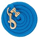 Weaver Equine Performance Lead Rope, Long Horse Lead Rope with Quick Halter Attachment, Soft Comfort Grip, Barn Horse Tack for Daily Use & Showing