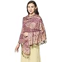 Weavers Villa 100% Soft Viscose Women's Scarf, Stoles, Scarves