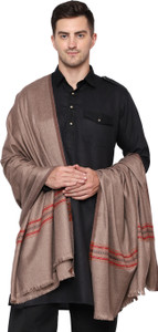 weavers villa polyester wool blend woven men shawl