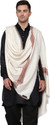 WEAVERS VILLA Polyester Wool Blend Woven Men Shawl