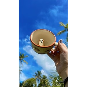 weaving homes dog mug set of 1 - ceramic coffee cup