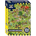 Webby Kids Flea Market Illustration Jigsaw Puzzle for 6 Years and Above - 252 Pieces (Multicolour)