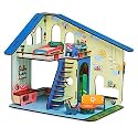 Webby Bloomvilla A Florists Home All Side Play Wooden Doll House for Girls & Boys DIY Paint Doll House Toy with Furniture for Kids (0 pieces)