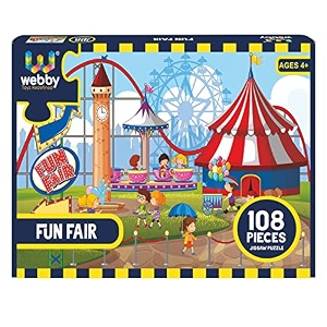 webby fun fair jigsaw puzzle 108 pieces - kids